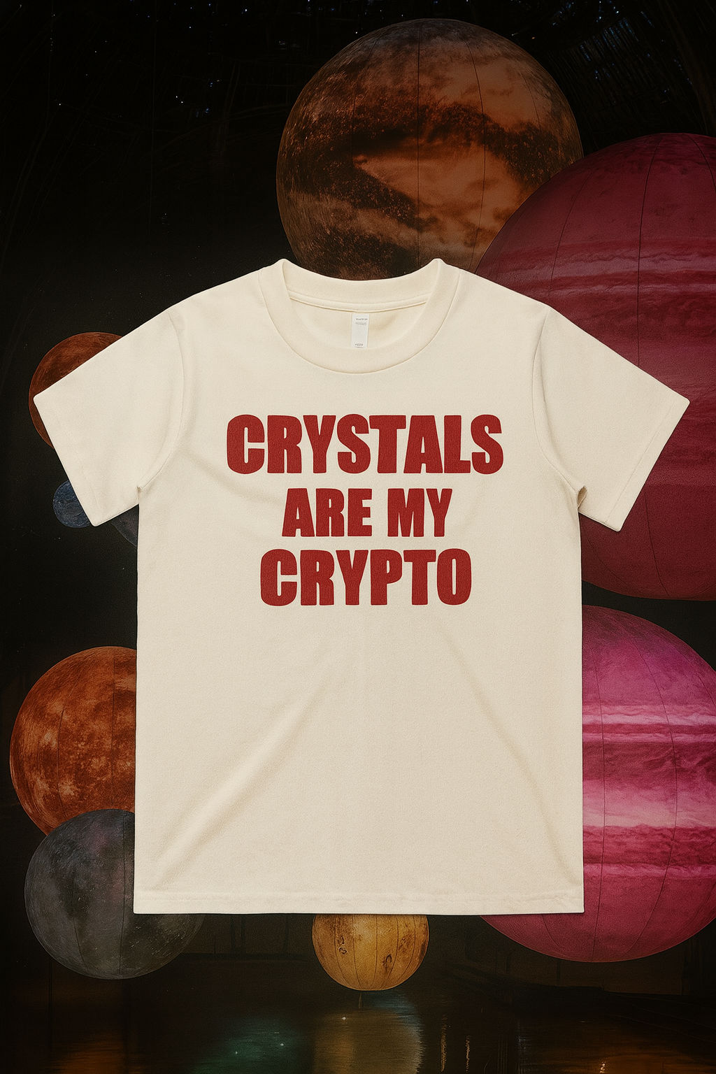 THE LUXE EDIT - CRYSTALS ARE MY CRYPTO TEE – The Luxe Edit