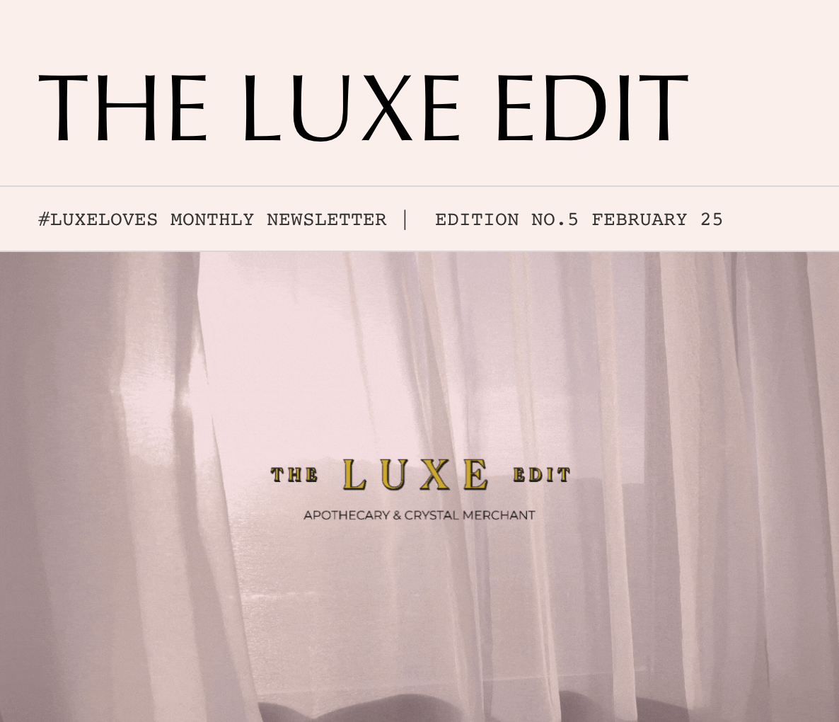 LUXELOVES FEBRUARY