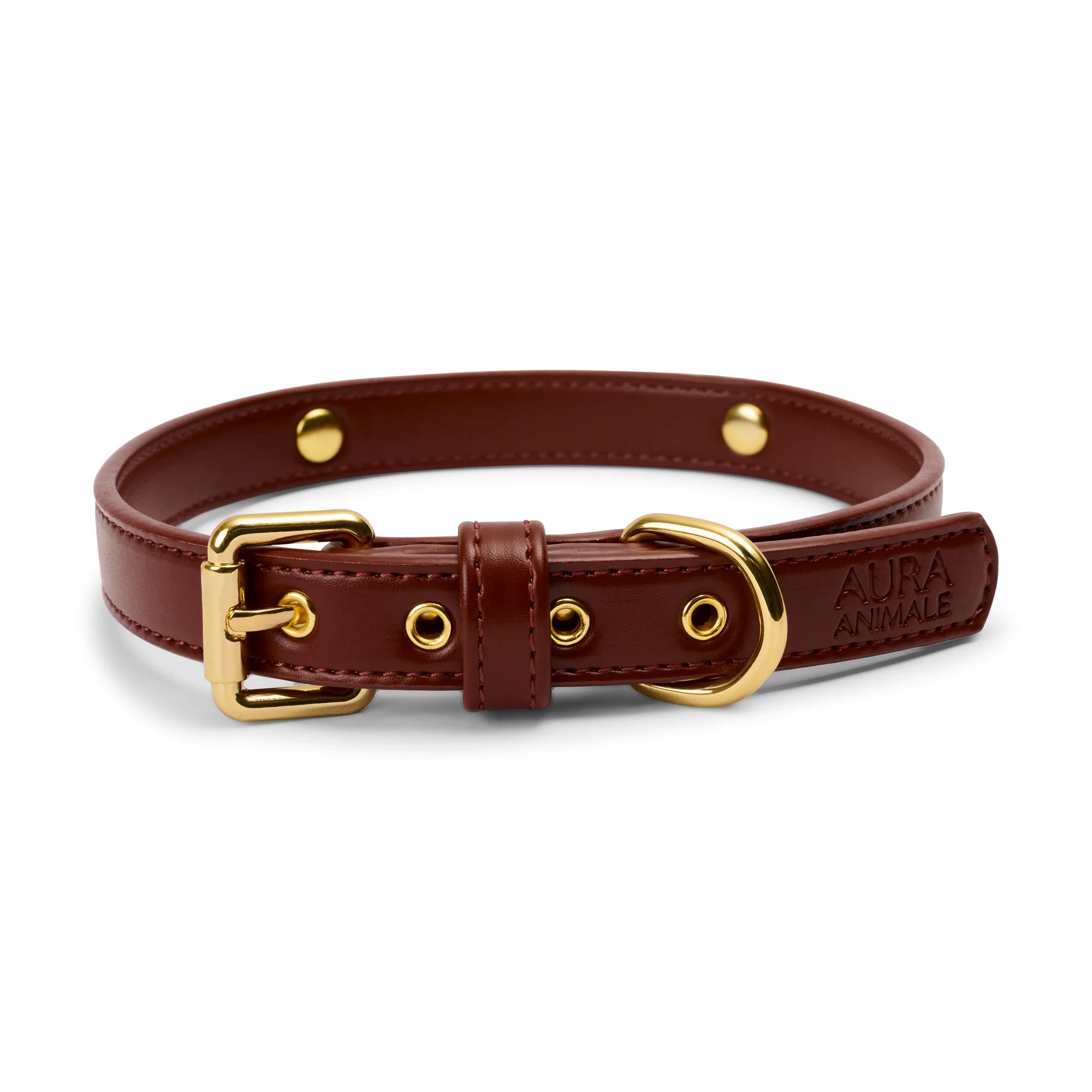AURA ANIMALE - SOUL DOG COLLAR - CHESTNUT