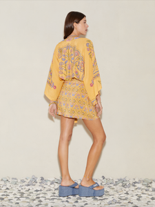 BOTEH - DARJEELING SILK MINI ROBE DRESS