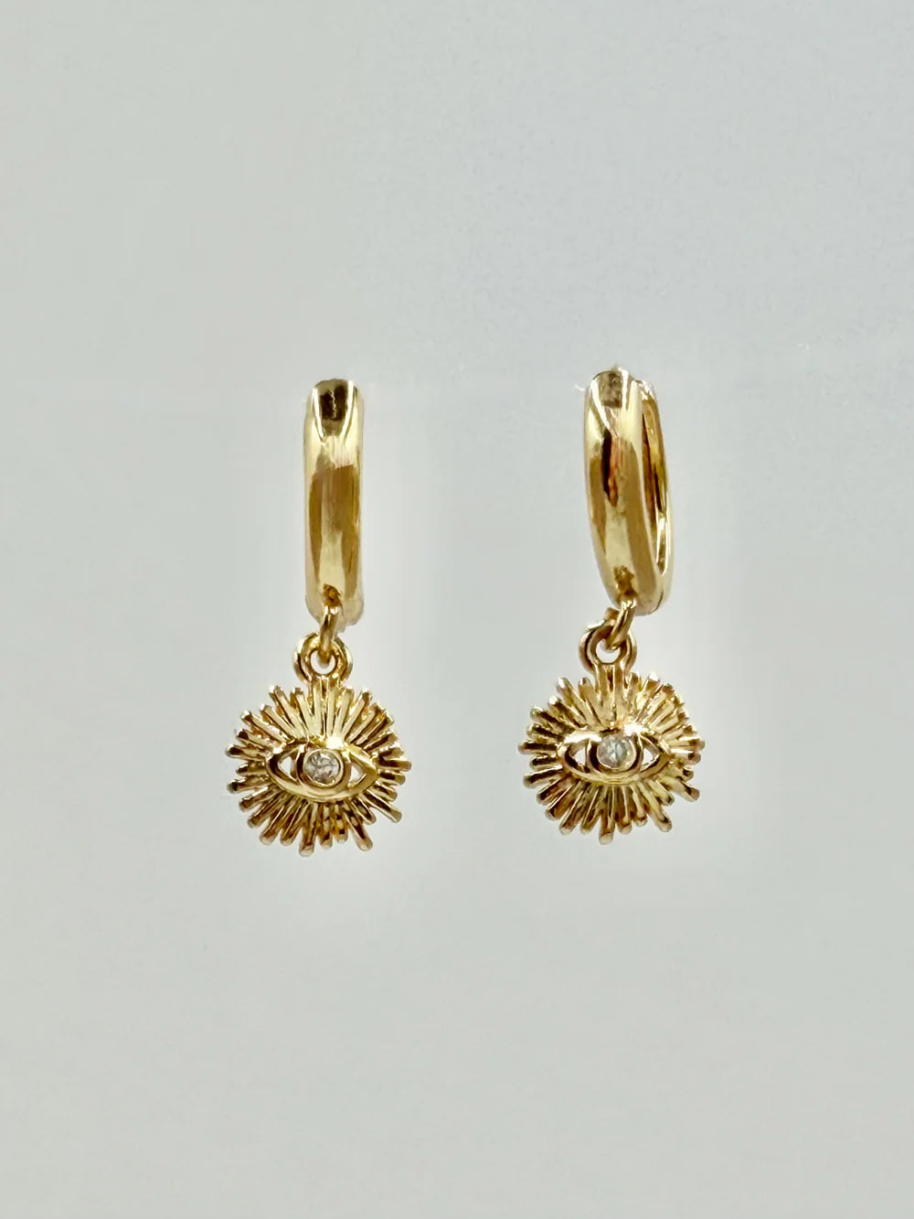 DANE JEWELLERY - LUCKY EYE EARRINGS - GOLD – The Luxe Edit