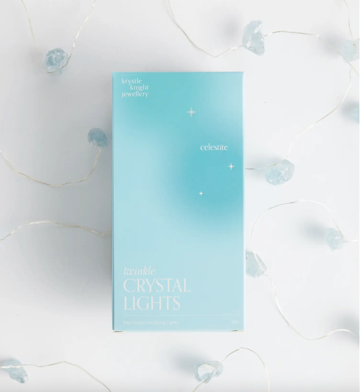 KRYSTLE KNIGHT - TWINKLE CRYSTAL LIGHTS - CELESTITE