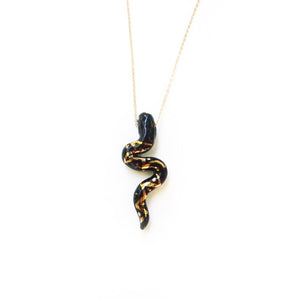 IPPOLITA FERRARI - SERPENTE NECKLACE - BLACK