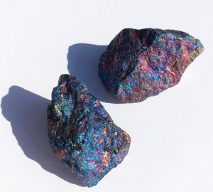 OPAL + SAGE BOXED CRYSTAL - PEACOCK ORE