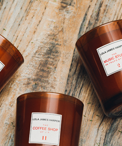 LOLA JAMES HARPER CANDLE - THE COFFEE SHOP OF JP